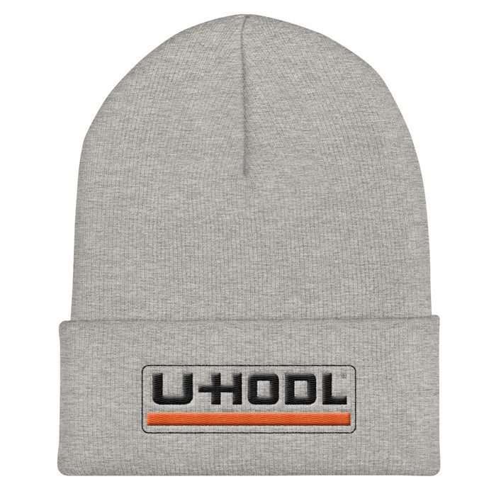 U -HODL (Black) - Cuffed Beanie