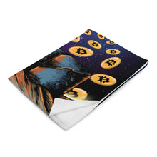 Load image into Gallery viewer, Greetings From The Moon Astronaut Throw Blanket