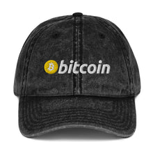 Load image into Gallery viewer, Bitcoin Logo - Vintage Dad Hat