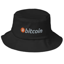 Load image into Gallery viewer, Bitcoin Logo - Old School Bucket Hat