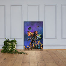 Load image into Gallery viewer, Greeting From The Moon Astronaut 24x36 Canvas Art