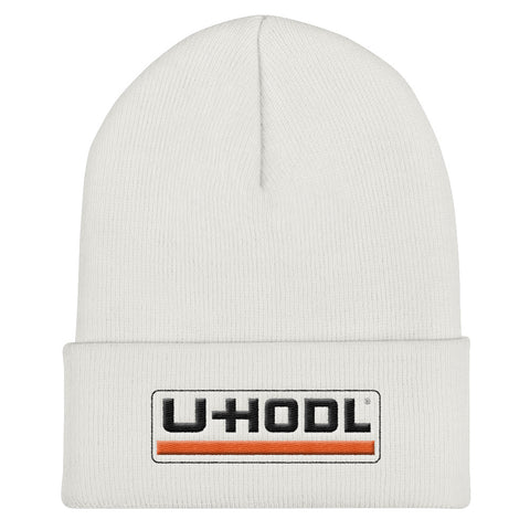 U -HODL (Black) - Cuffed Beanie