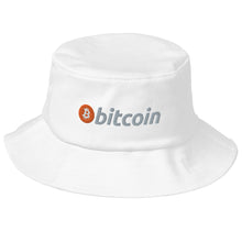 Load image into Gallery viewer, Bitcoin Logo - Old School Bucket Hat