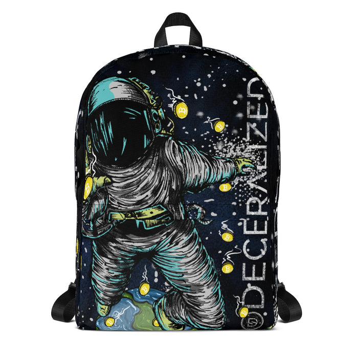 Decentralized Astronaut Art - Custom Backpack