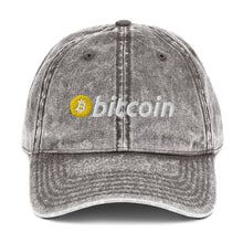 Load image into Gallery viewer, Bitcoin Logo - Vintage Dad Hat