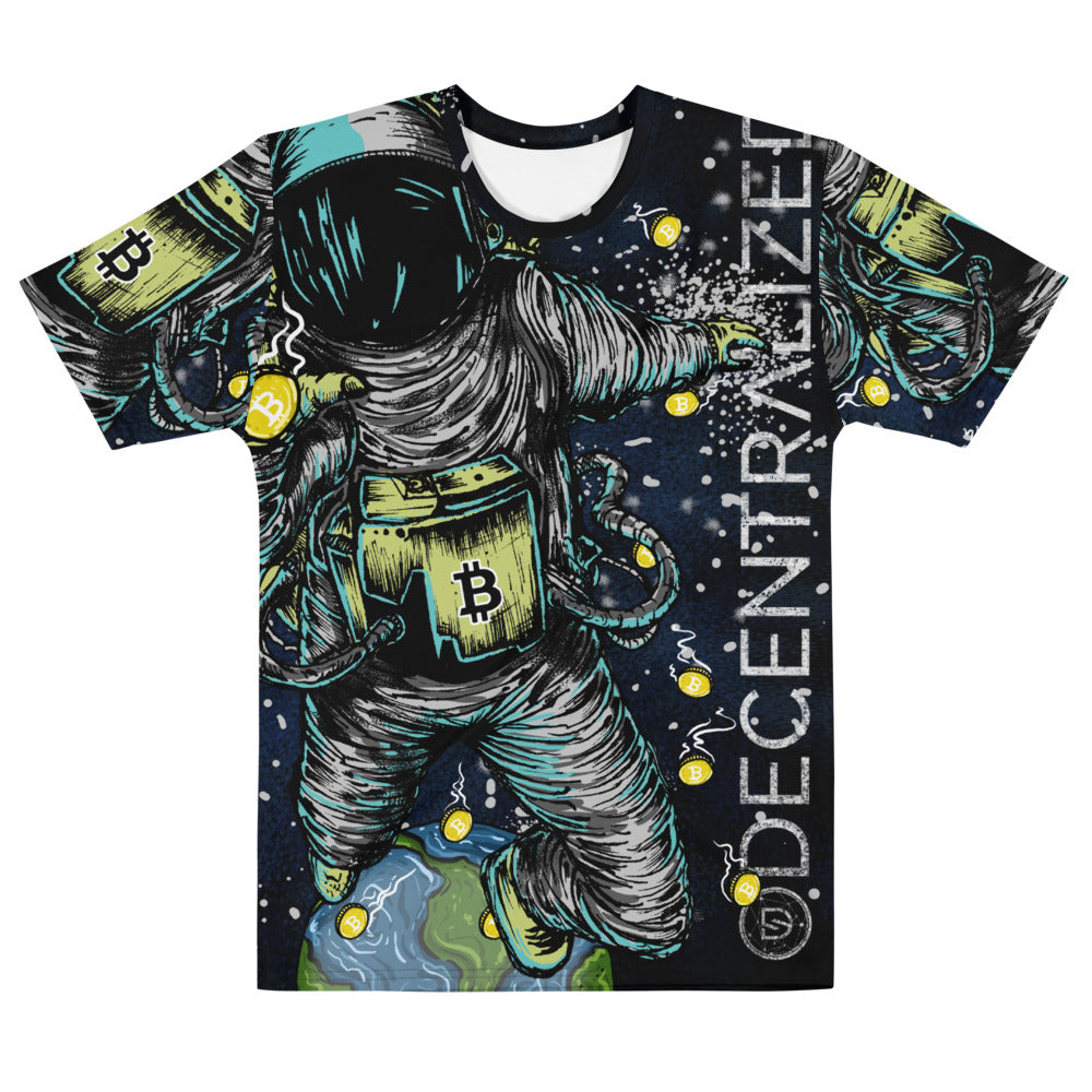 Decentralized Astronaut Art - All Over Tee