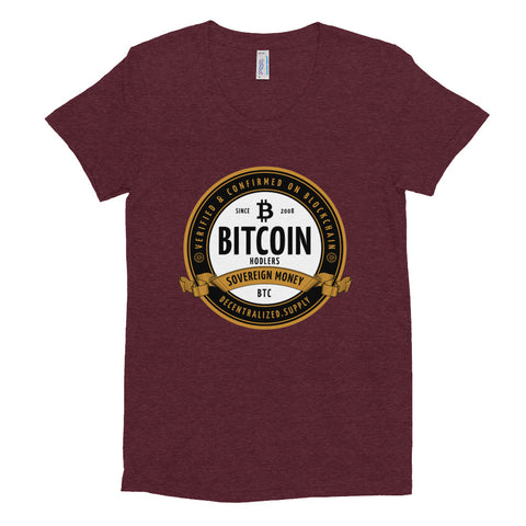 BTC Black Label "Sovereign Money" - Womens Tee