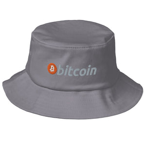 Bitcoin Logo - Old School Bucket Hat