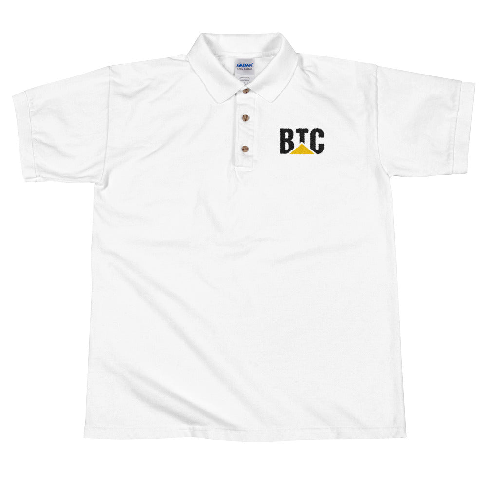 BTC Hardwork Embroidered Polo Shirt