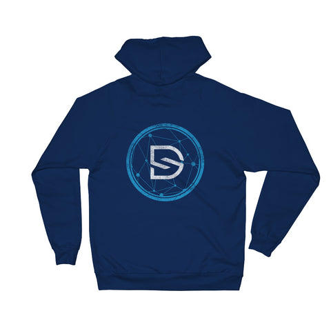 Decentralized Unisex Fleece Hoodie