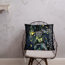 Load image into Gallery viewer, Bitcoin Astronaut Lounge Pillow 18&quot; or 22&quot;