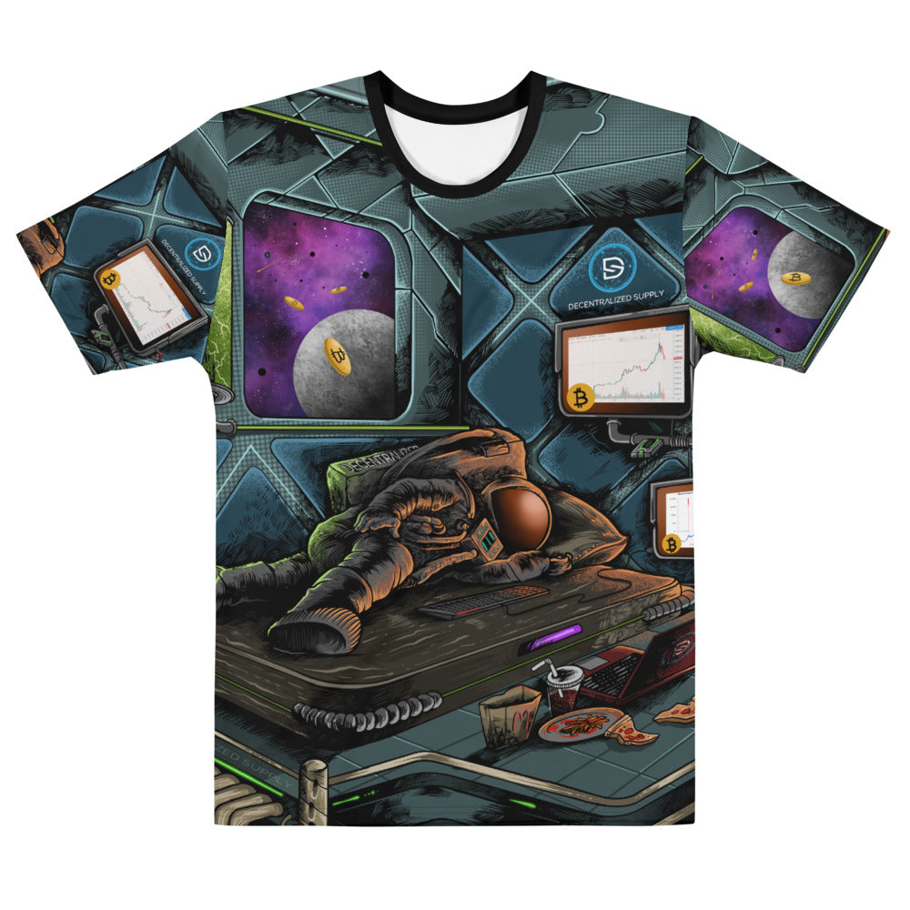 Calm Before The Moon Astronaut Art - All Over Tee