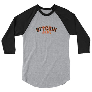 SF Bitcoin Hodlers - 3/4 sleeve raglan shirt