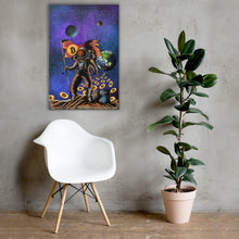 Load image into Gallery viewer, Greeting From The Moon Astronaut 24x36 Canvas Art