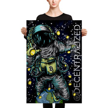 Load image into Gallery viewer, Decentralized Supply Custom Astronaut Art 24x36 Canvas